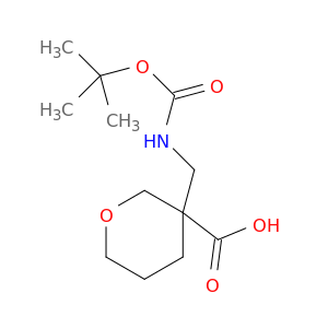 3-({[(tert-Butoxy)carbonyl]amino}methyl)oxane-3-carboxylic Acid