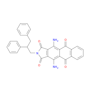 4,11-二氨基-2-(2,3-二苯基丙基)-1H-萘[2,3-F]异吲哚-1,3,5,10(2h)-硝基