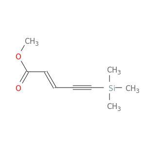 2-Penten-4-ynoic acid, 5-(trimethylsilyl)-, methyl ester, (2E)-