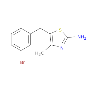 5-(3-Bromobenzyl)-4-methylthiazol-2-amine