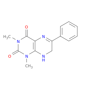 2,4(1H,3H)-Pteridinedione, 7,8-dihydro-1,3-dimethyl-6-phenyl-