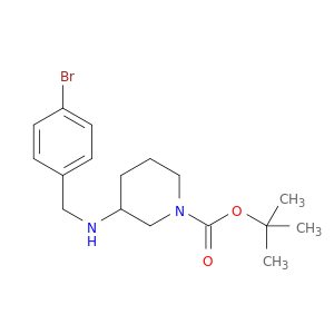 tert-Butyl 3-((4-bromobenzyl)amino)piperidine-1-carboxylate