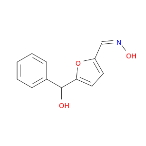 2-Furancarboxaldehyde, 5-(hydroxyphenylmethyl)-, oxime, (Z)-