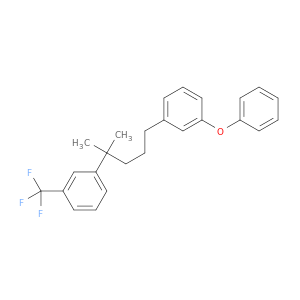 Benzene, 1-[4-methyl-4-[3-(trifluoromethyl)phenyl]pentyl]-3-phenoxy-