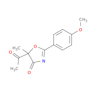 5-acetyl-2-(4-methoxyphenyl)-5-methyl-1,3-oxazol-4(5h)-one