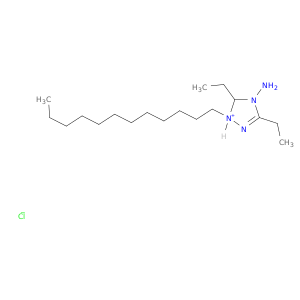 1H-1,2,4-Triazolium, 4-amino-1-dodecyl-3,5-diethyl-, chloride