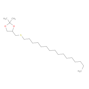 1,3-Dioxolane, 4-[(hexadecylthio)methyl]-2,2-dimethyl-