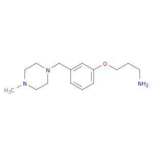 1-Propanamine, 3-[3-[(4-methyl-1-piperazinyl)methyl]phenoxy]-