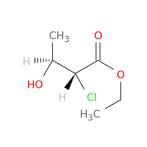 Butanoic acid, 2-chloro-3-hydroxy-, ethyl ester, (2R,3S)-