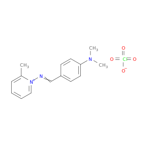 1-(((4-(Dimethylamino)phenyl)methylene)amino)-2-methylpyridinium perchlorate