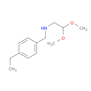 (2,2-Dimethoxyethyl)[(4-ethylphenyl)methyl]amine