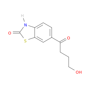 2(3H)-Benzothiazolone, 6-(4-hydroxy-1-oxobutyl)-