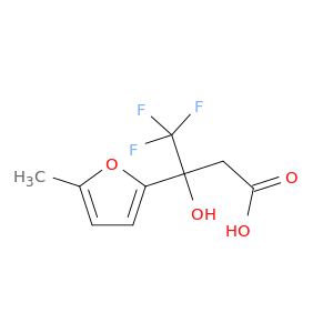 4,4,4-Trifluoro-3-hydroxy-3-(5-methylfuran-2-yl)butanoic acid