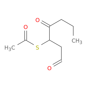Ethanethioic acid, S-[2-oxo-1-(2-oxoethyl)pentyl] ester