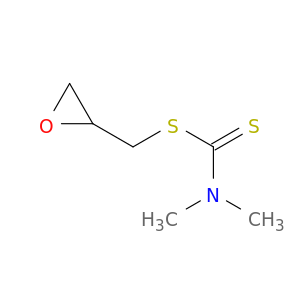 Carbamodithioic acid, dimethyl-, oxiranylmethyl ester