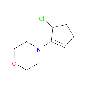 Morpholine, 4-(5-chloro-1-cyclopenten-1-yl)-