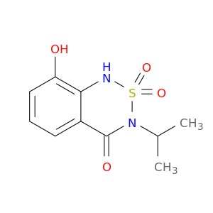 8-羟基-3-异丙基-1H-2,1,3-苯并噻二嗪-4(3H)-酮 2,2-二氧化物