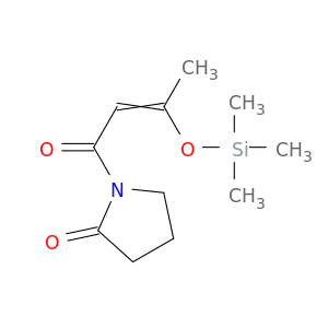 2-Pyrrolidinone, 1-[1-oxo-3-[(trimethylsilyl)oxy]-2-butenyl]-