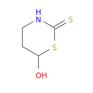 2H-1,3-Thiazine-2-thione, tetrahydro-6-hydroxy-