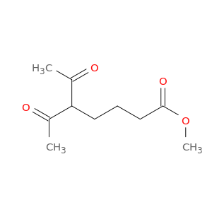 Heptanoic acid, 5-acetyl-6-oxo-, methyl ester