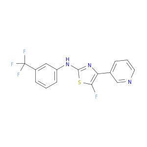 5-氟-4-(3-吡啶基)-N-[3-(三氟甲基)苯基]-2-噻唑胺