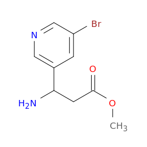 β-氨基-5-溴-3-吡啶丙酸甲酯