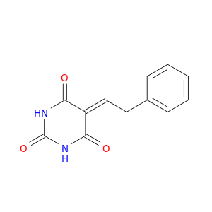 2,4,6(1H,3H,5H)-Pyrimidinetrione,5-(2-phenylethylidene)-
