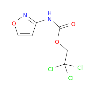 Carbamic acid, 3-isoxazolyl-, 2,2,2-trichloroethyl ester