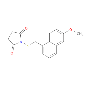 2,5-Pyrrolidinedione, 1-[[(6-methoxy-1-naphthalenyl)methyl]thio]-