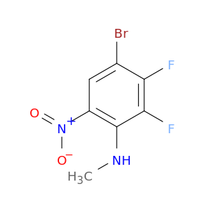 苯甲胺,4-溴-2,3-二氟-N-甲基-6-硝基-