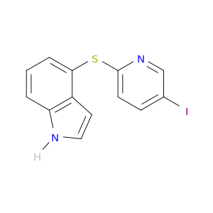 1H-Indole, 4-[(5-iodo-2-pyridinyl)thio]-