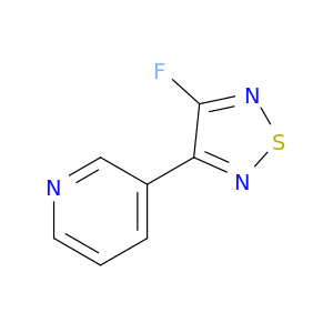 Pyridine, 3-(4-fluoro-1,2,5-thiadiazol-3-yl)-