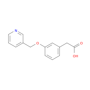 2-[3-(pyridin-3-ylmethoxy)phenyl]acetic acid