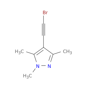 1H-Pyrazole, 4-(bromoethynyl)-1,3,5-trimethyl-