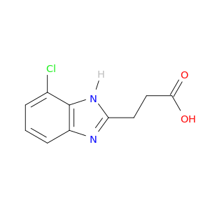 3-(7-Chloro-1H-benzimidazol-2-yl)propanoic Acid