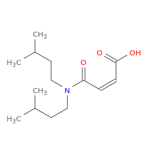 2-Butenoic acid, 4-[bis(3-methylbutyl)amino]-4-oxo-, (Z)-
