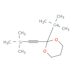 Silane, trimethyl[[2-(trimethylgermyl)-1,3-dioxan-2-yl]ethynyl]-