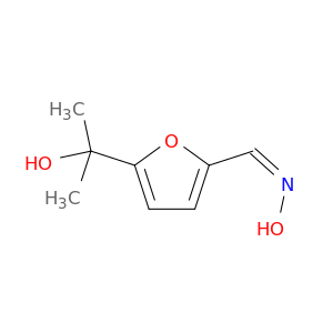 2-Furancarboxaldehyde, 5-(1-hydroxy-1-methylethyl)-, oxime, (Z)-