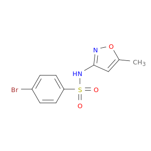 Benzenesulfonamide, 4-bromo-N-(5-methyl-3-isoxazolyl)-