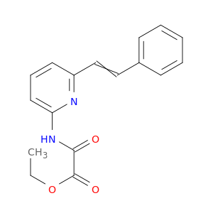 Acetic acid, oxo[[6-(2-phenylethenyl)-2-pyridinyl]amino]-, ethyl ester