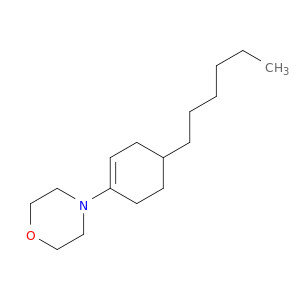 Morpholine, 4-(4-hexyl-1-cyclohexen-1-yl)-
