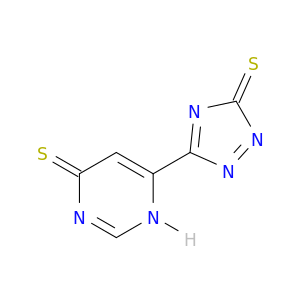 4(1H)-Pyrimidinethione, 6-(3-thioxo-3H-1,2,4-triazol-5-yl)-