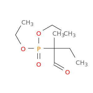 Phosphonic acid, (1-formyl-1-methylpropyl)-, diethyl ester