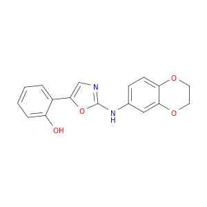 Phenol, 2-[2-[(2,3-dihydro-1,4-benzodioxin-6-yl)amino]-5-oxazolyl]-