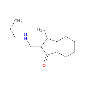 1H-Inden-1-one, octahydro-3-methyl-2-[(propylamino)methyl]-