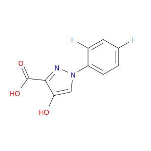 1-(2,4-Difluorophenyl)-4-hydroxy-1H-pyrazole-3-carboxylic Acid