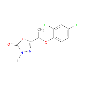 1,3,4-Oxadiazol-2(3H)-one, 5-[1-(2,4-dichlorophenoxy)ethyl]-