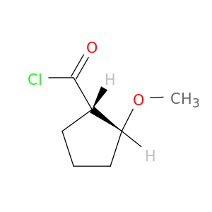 Cyclopentanecarbonylchloride, 2-methoxy-, (2R-cis)- (9CI)