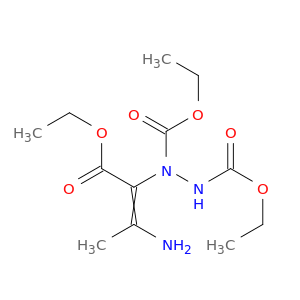 1,2-Hydrazinedicarboxylicacid, 1-[2-amino-1-(ethoxycarbonyl)-1-propen-1-yl]-, 1,2-diethyl ester