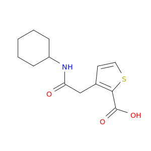 2-Thiophenecarboxylic acid, 3-[2-(cyclohexylamino)-2-oxoethyl]-